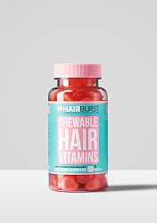 HAIRBURST žuvacie gumené vlasové vitamíny v tvare srdiečka
