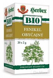 HERBEX BIO FENIKEL OBYČAJNÝ bylinný čaj 20 x 2 g