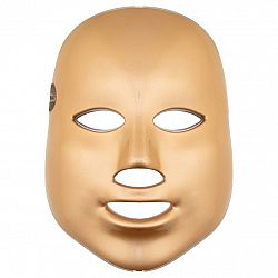 Palsar7 Ošetrujúca LED maska na tvár a krk Zlatá