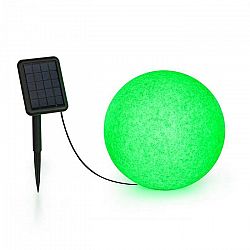 Blumfeldt Shinestone Solar 30, guľová lampa, solárny panel, Ø 30 cm, RGB-LED, IP68, akumulátor