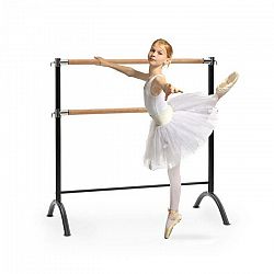 KLARFIT Barre Anna, dvojitá baletná tyč, voľne stojaca, 110 x 113 cm, 2 x 38 mm Ø