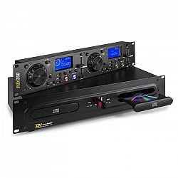 Power Dynamics PDX350, duálny DJ-CD/USB-prehrávač-ovládač, CD/USB/MP3, čierny